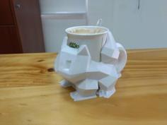 Bulbasaur Cup Holder 3D Printer Model