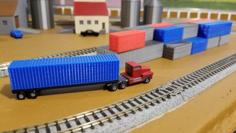 Cargo Container Set (N-Scale) 3D Printer Model