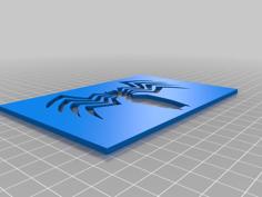 Venom Stencil 3D Printer Model