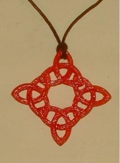 Celtic Symbol Pendant 3D Printer Model