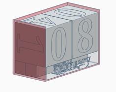 Desk Block Calendar 3D Printer Model