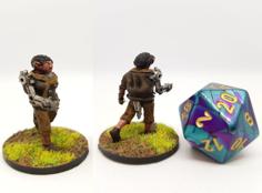 Gnome Rogue Assassin For 28mm Tabletop Roleplaying 3D Printer Model