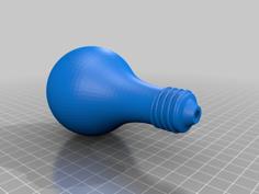 Light Bulb 3D Printer Model