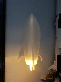 Tea Light Rocket 3D Printer Model