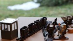 Mine Railway H0 3D Printer Model