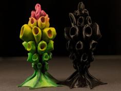 Tabletop Plant: “HexaPlant” (Alien Vegetation 10) 3D Printer Model