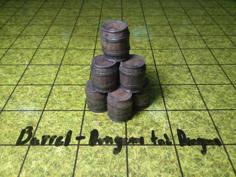 Barrel – Dungeons And Dragons 3D Printer Model