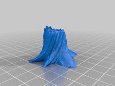 Tree Stump 3D Printer Model