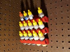 Ammo By Mig Pegboard Paint Holder 3D Printer Model