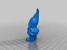 Garden Gnome (with A Hole In The Hat) 3D Printer Model