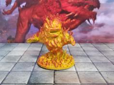 Fire Elemental Updated 3D Printer Model