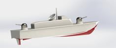 RC Torpedo Boat 3D Printer Model