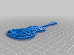 Guitar Wall Art 3D Printer Model