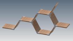 Hexagonal-shelf_joints 3D Printer Model