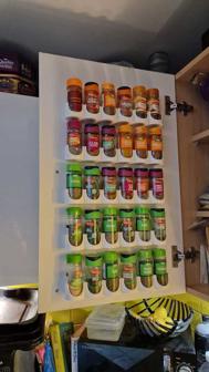 Spice Rack For Inside Cupboard 3D Printer Model