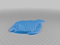 Fidget Fish 3D Printer Model