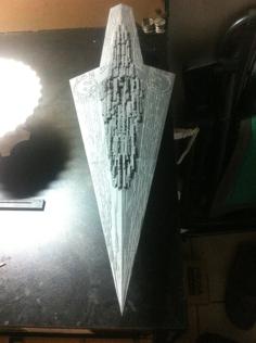 Executor Greebled (Fixed, Sliced 3x, Whole) Starwars Super Star Destroyer 3D Printer Model