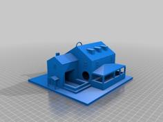 19th Century Bird House 3D Printer Model