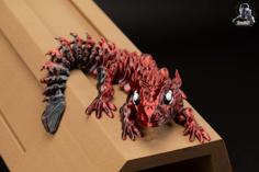 Glorious Baby Dragon – Articulated – Print In Place – No Supports – Flexible – Fantasy 3D Printer Model