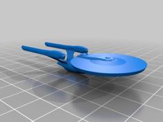 Exeter Class Starship 3D Printer Model