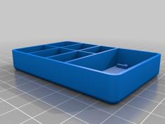 7 Section Part Tray 3D Printer Model