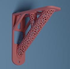 Organic Shelf Bracket 3D Printer Model