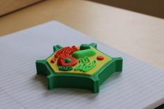 Multi-Color Mini Plant Cell 3D Printer Model