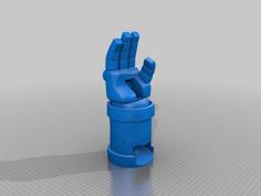 Hellboy Right Hand Of Doom Dice Tower 3D Printer Model