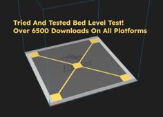 Ender 3/pro/v2/s1 Bed-level Test 3D Printer Model