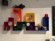 Tetris Modular Shelves Remix 3D Printer Model