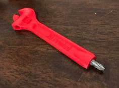 Printable Wrench With Bit Holder 3D Printer Model