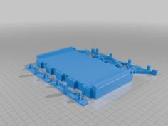 1:24 Wooden Deck Stake-flatcar (Euro Couplers) 3D Printer Model