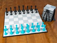 Modular Chessboard 3D Printer Model