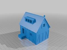 Barn / Outbuilding / Shed OO Scale 3D Printer Model