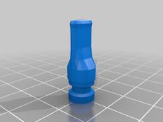 DeLux-Flat Ecig TIp For 510 Cartos 3D Printer Model