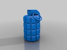 Warhammer 40K Astra Miltarum Frag Grenade 3D Printer Model