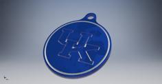 University Of Kentucky Keychain 3D Printer Model