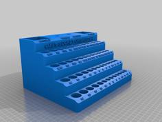 Bench Top Socket Organizer 3D Printer Model