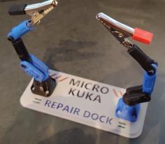 MICRO PCB SUPPORT KUKA ARM – Dual – Remix 3D Printer Model