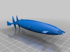 Steampunk Expeditionary Submarine 3D Printer Model