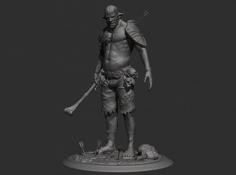 Cannibal Tabletop Figure 3D Printer Model