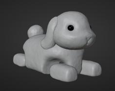 Articulated Cute Bunny 3D Printer Model