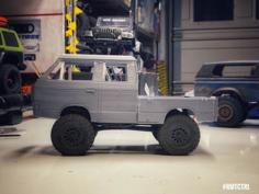 VW Vanagon Doka 1:24 Scale 3D Printer Model