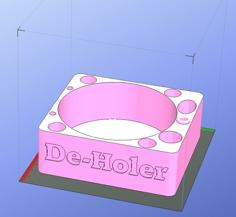 The De-Holer, AKA The Debowler Bowl Holder 3D Printer Model