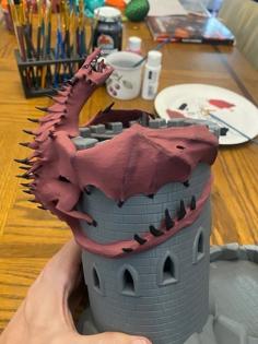 Dice Tower – Dragon’s Keep 3D Printer Model