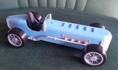 Vintage Racing Car 3D Printer Model