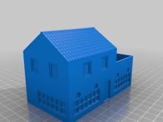 FOW Mediterranean Village – Restaurant/Store V1 3D Printer Model