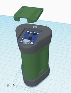 18650 Battery Holder With Micro Charger (REMIX) 3D Printer Model