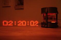 Laser Projector Clock / POV Display 3D Printer Model