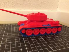 Tank T-34-85 3D Printer Model